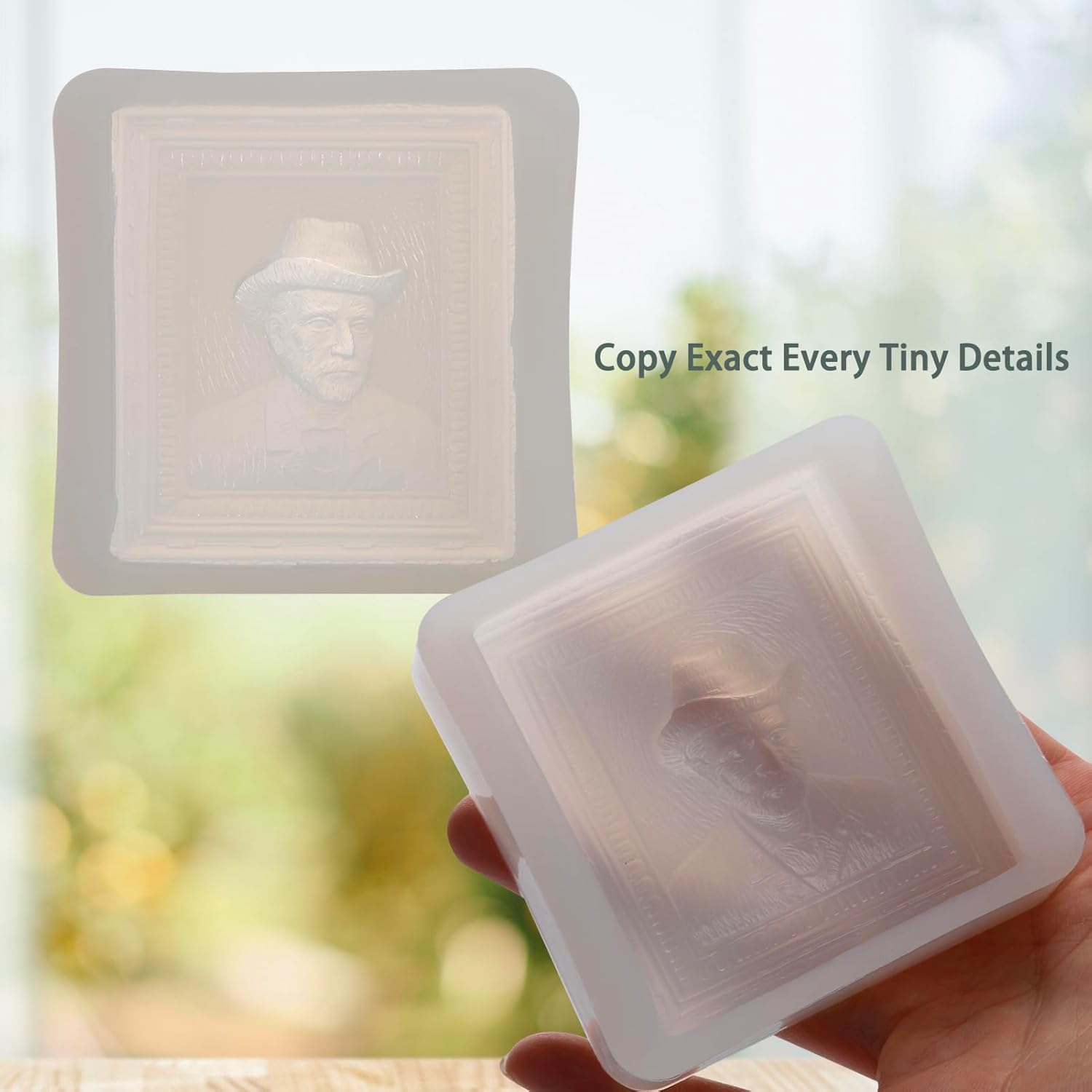 BBDINO Silicone Mold Making Kit 20A Silicone, 38.8 Oz, 1A:1B by Volume, Liquid Silicone for Molds Making of Resin, Soap, Wax, Clay, Concrete Etc. image number 2