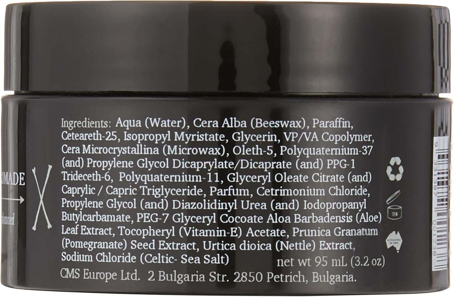 Modern Pirate Sea Salt Creme Pomade 95 G