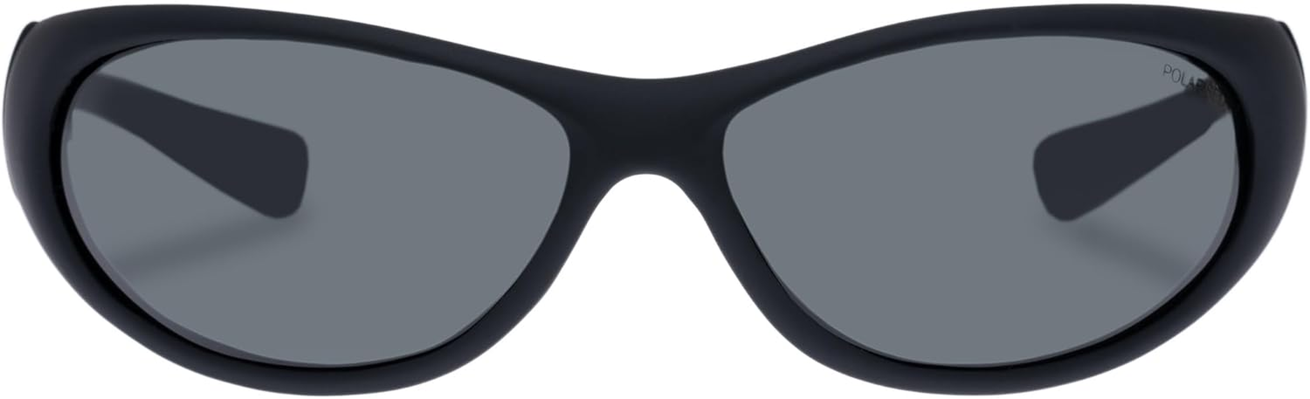 Cancer Council Male Logan 2048L-K Black Rubber Wrap Sunglasses