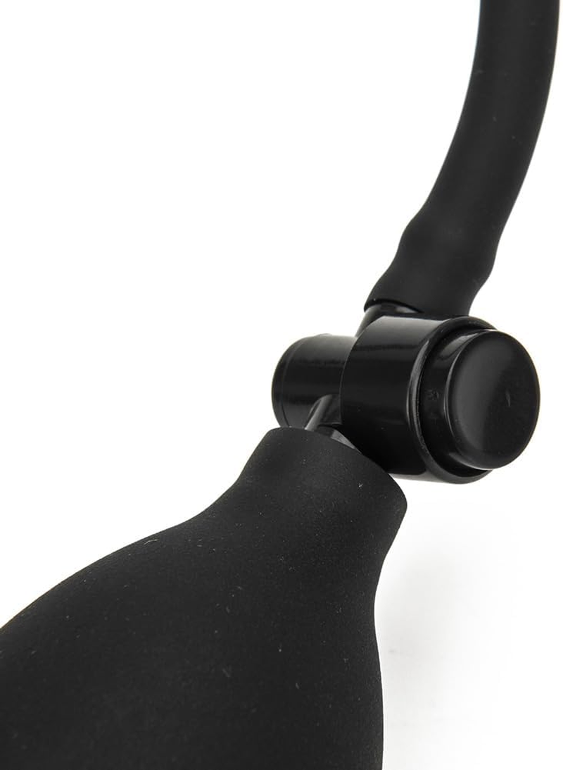 Inflatable Dildo Inflated Anal Plug Silicone Anal Toy BDSM Butt Plug Anus Expansion Sex Toy for Women Men Couple Gay Black image number 3