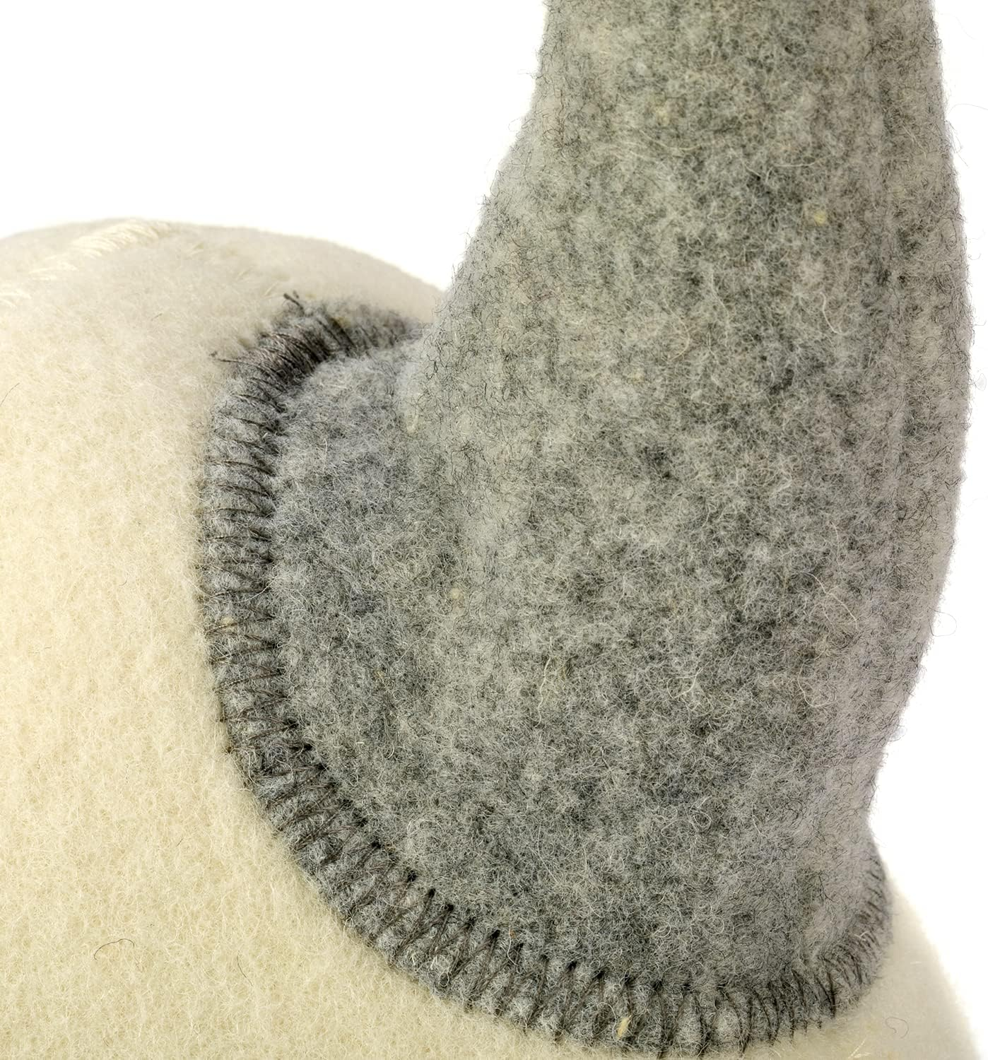 SAUNA GURU Sauna Boss Horns Hat, 100% Organic Wool Felt Sauna Cap, Banya Hat Sauna Hair Protector, Sauna Accessories Embroidered Hat, Sauna Accessory, Sauna Gifts for Men and Women, Russian Sauna Hat