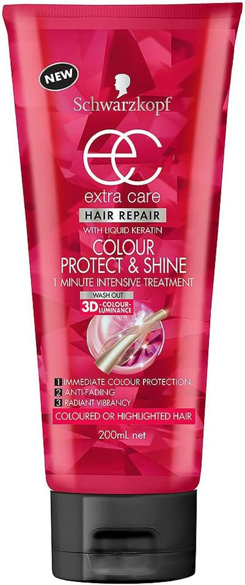 Schwarzkopf Extra Care Colour Protect and Shine 1 Minute Treatment, 200Ml