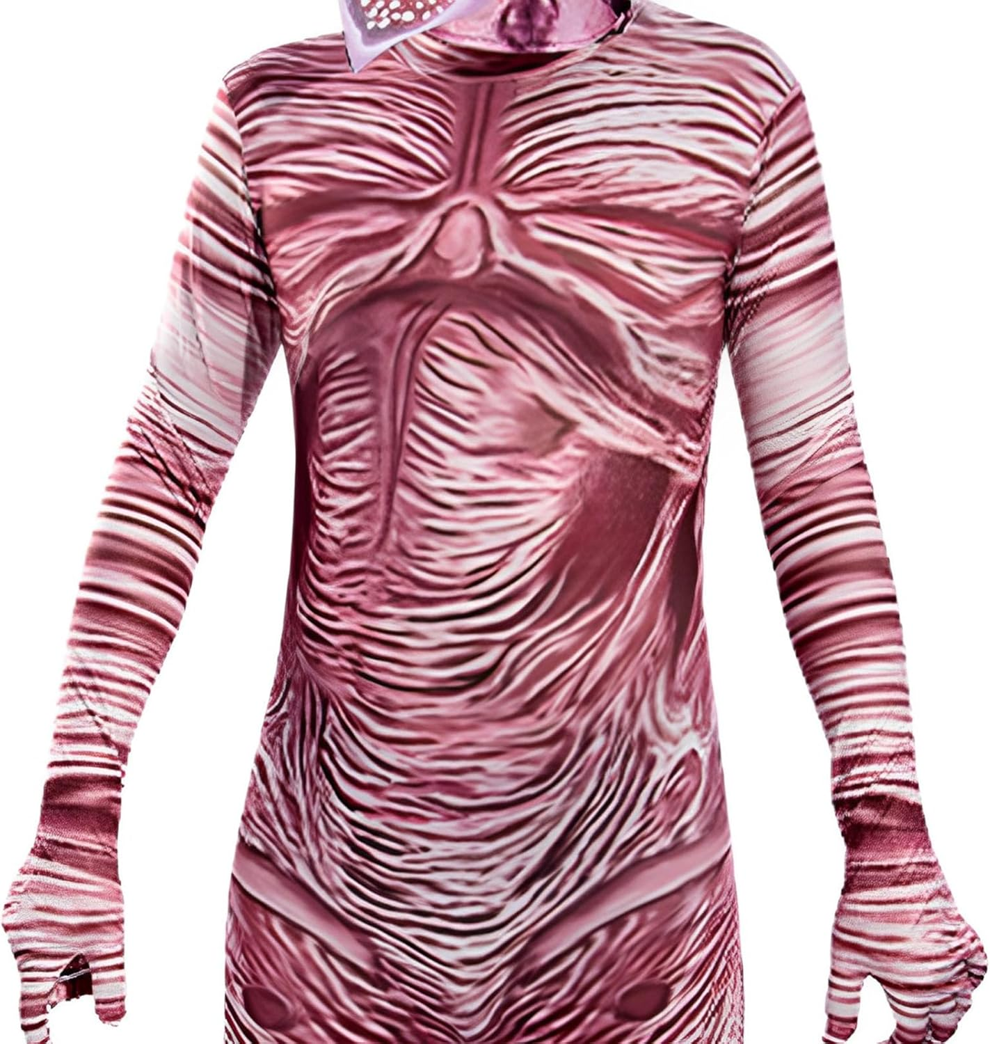 Halloween Scary Cosplay Flower Monster Jumpsuit up Child Horror Monster Scary Bodysuit Party Outfit 5-12 Years image number 3