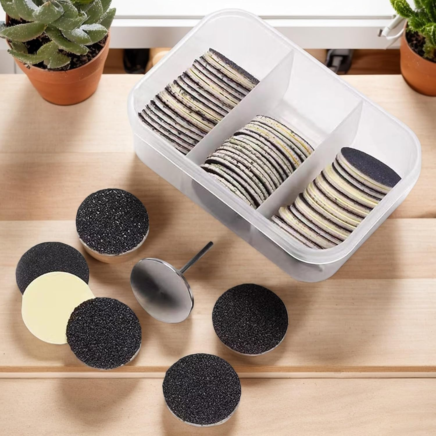 Nails Emery Boards, 60 Pieces Professional Nail File Set, Durable Home Manicure Pedicure Tool for Friends Kids Seniors Travel Salon Wedding Bridal Family Spa Accessory image number 2