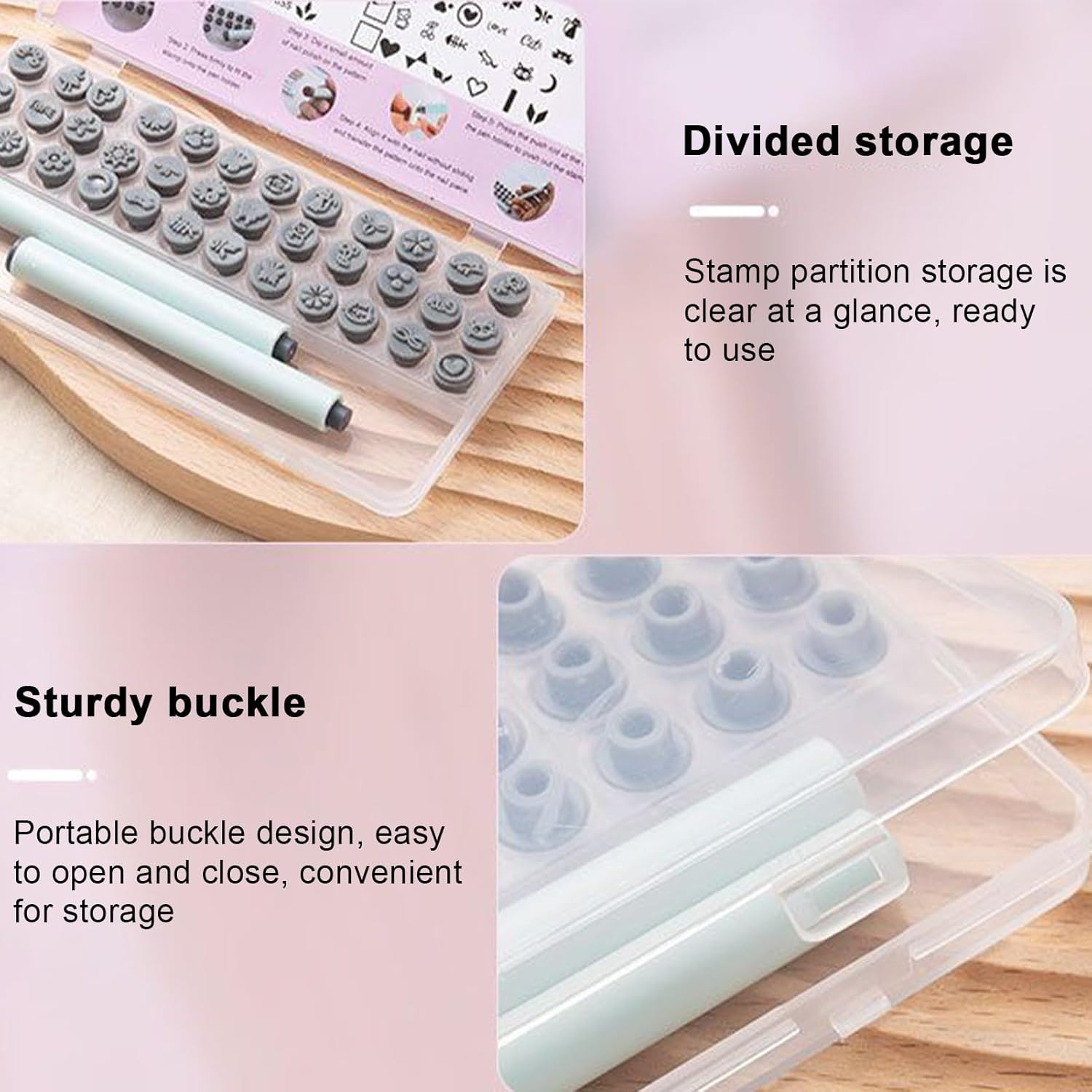 Manicure Design Kit &ndash; Forty Eight Unique Nail Pens, Art Stamper | Versatile Creative Tool Set, Multis Pattern Collection for Home Salon Parties Women Girls Teens Detailed Nail Decoration Painting image number 3