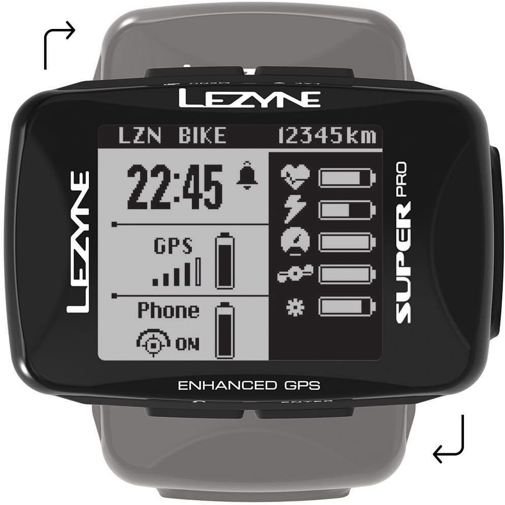 Lezyne Super Pro GPS Bicycle Computer Black image number 3
