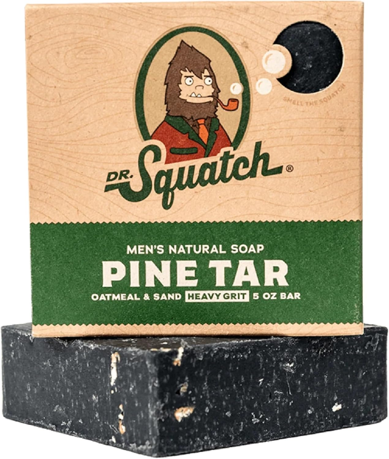 Dr. Squatch All Natural Bar Soap for Men with Zero Grit, Spearmint Basil image number 2