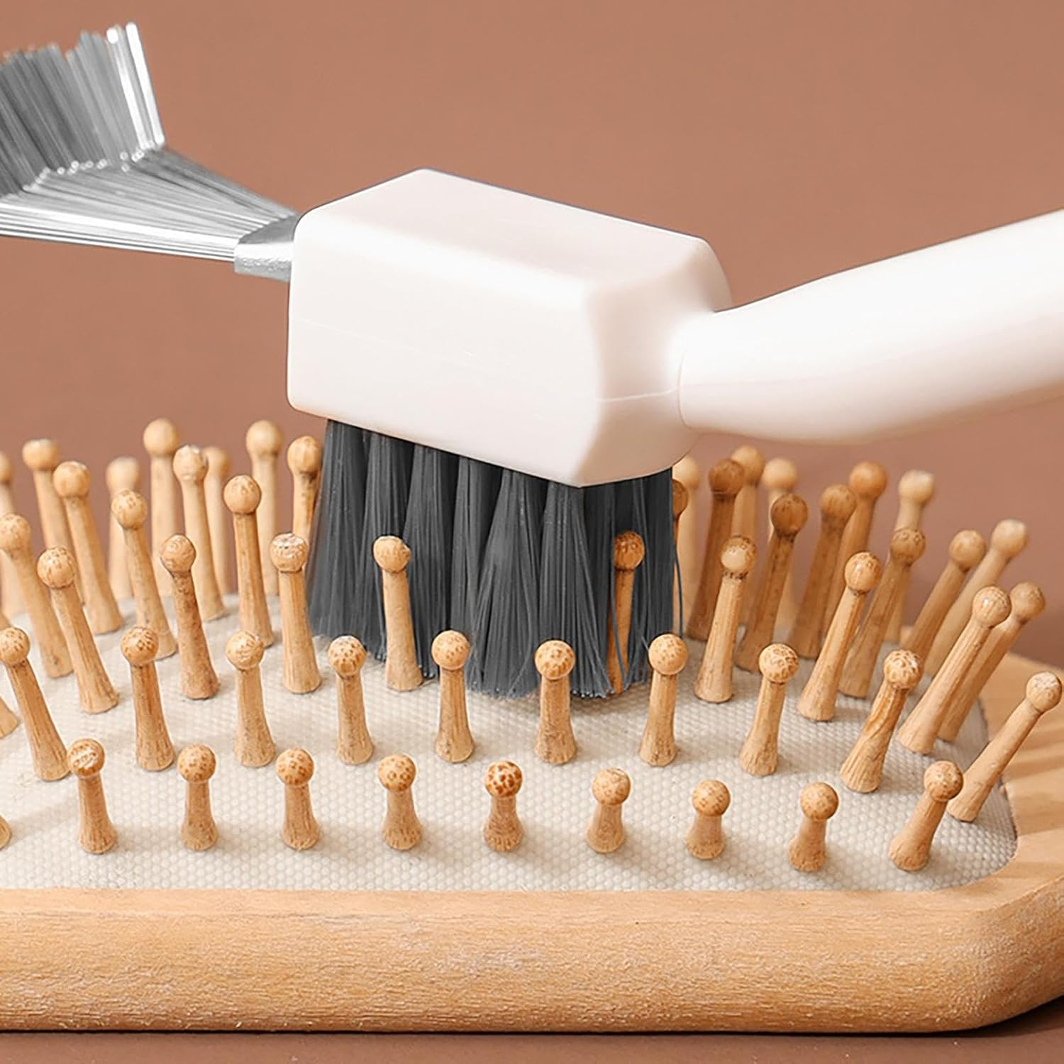 Hair Brush Cleaning Tool | Handle Hair Brushes Comb Cleaner Comb Cleaning,Dirt Brush Tool Comb Cleaning Brush Cleaner Tool for Hair Salon Travel Puchen image number 1