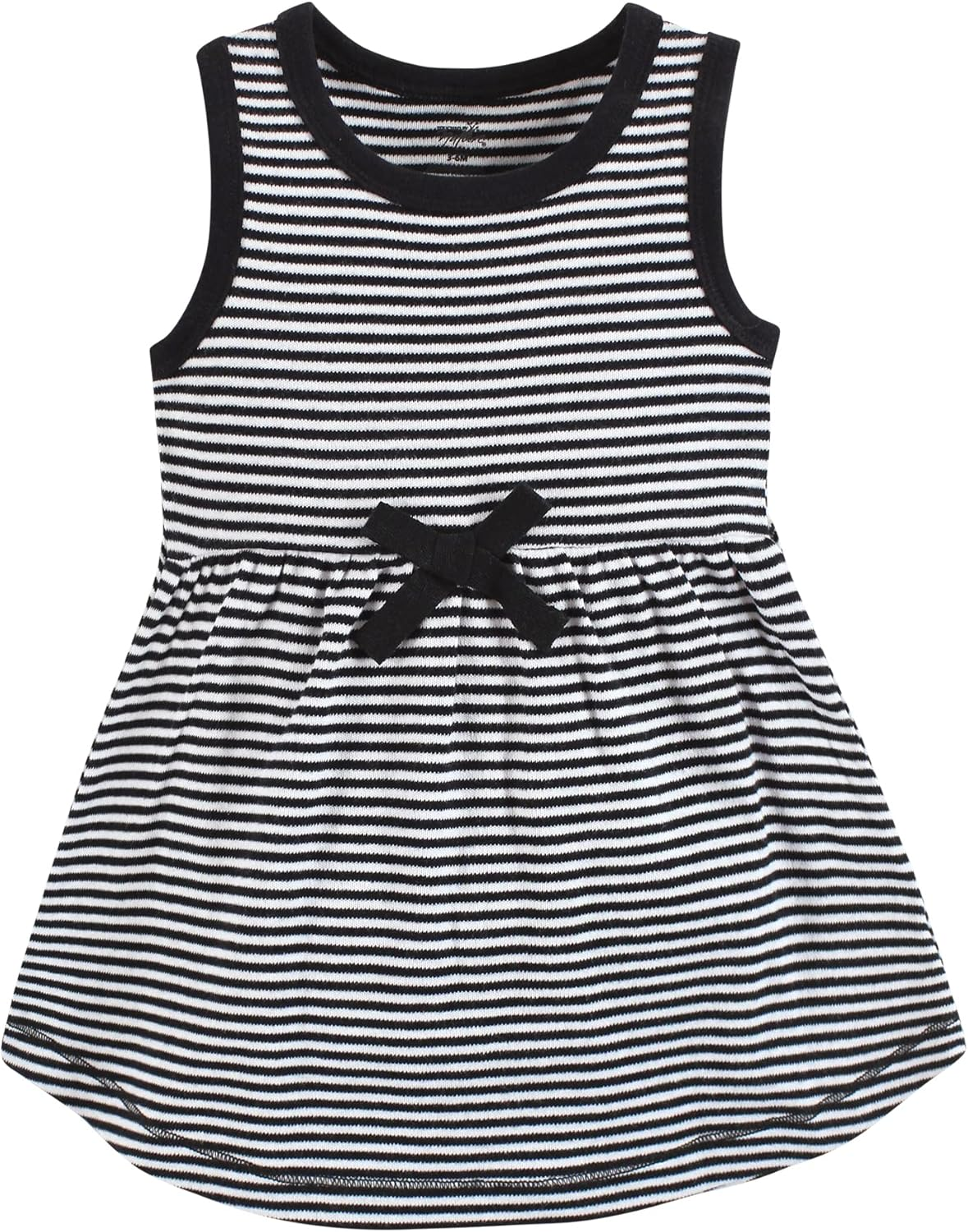 Touched by Nature Girls, Toddler, Baby and Womens Organic Cotton Short-Sleeve and Long-Sleeve Dresses, Pink Flamingo, 6-9 Months