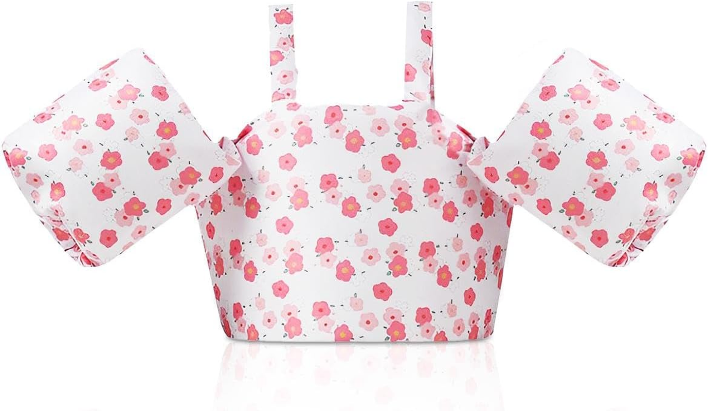 Toddler Swim Vest, Kids Swim Vest for 28-66 Pounds, Double Security Toddler Life Vest with Floats Arm Wing for Swimming, Kid Life Jacket for Boys Girls Infant Baby Children in 2,3,4,5,6,7,8 Yrs