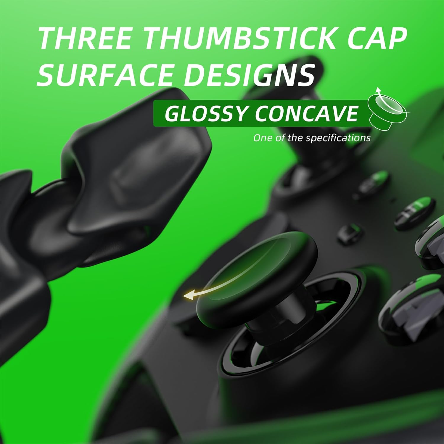 Extremerate 13 in 1 Component Pack Kit for Xbox Elite Series 2 Controller, 6 Metal Thumbsticks & Adjustment Tool, 2 D-Pads, 4 Paddles for Xbox Elite Series 2 Core Controller - Metallic Black - Black image number 2