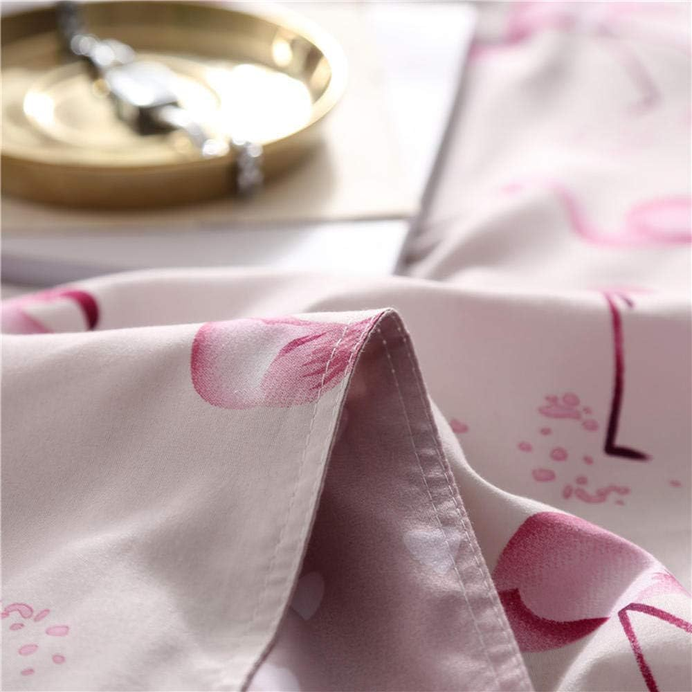 Solstice Home Bedding Sets Textile Pink Flamingo Love Girls Adult Teen Linen 3/4Pcs Duvet Quilt Cover Pillowcase Bed Sheet Queen|Bedding Sets|