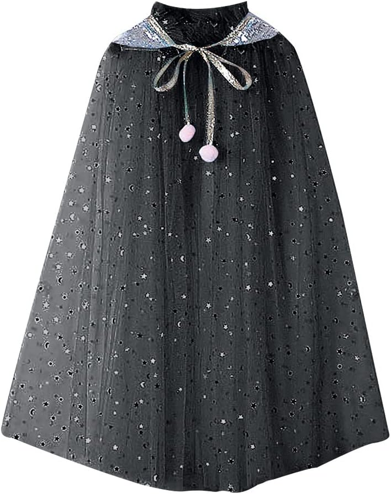 Rainbow Cape Cloak for Girl Princess