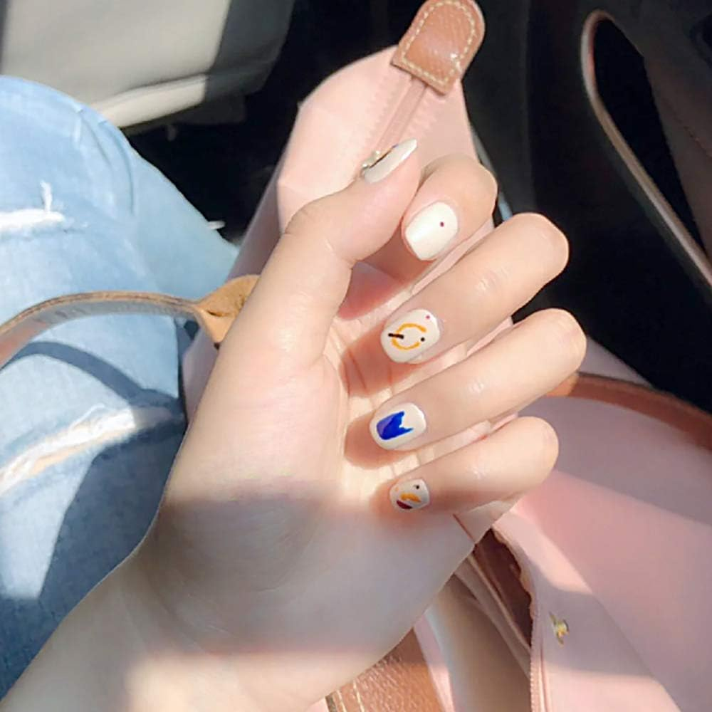 3 Pcs Exquisite Adhesive Nail Stickers 3D Art Graffiti Waterproof Durable Cartoon Children Nail Decals Decorations Ins image number 3