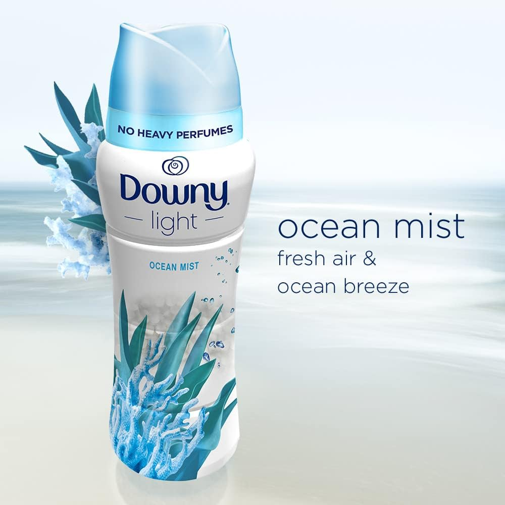 Downy Light Laundry Scent Booster Beads 379 G, Ocean Mist Scent image number 6