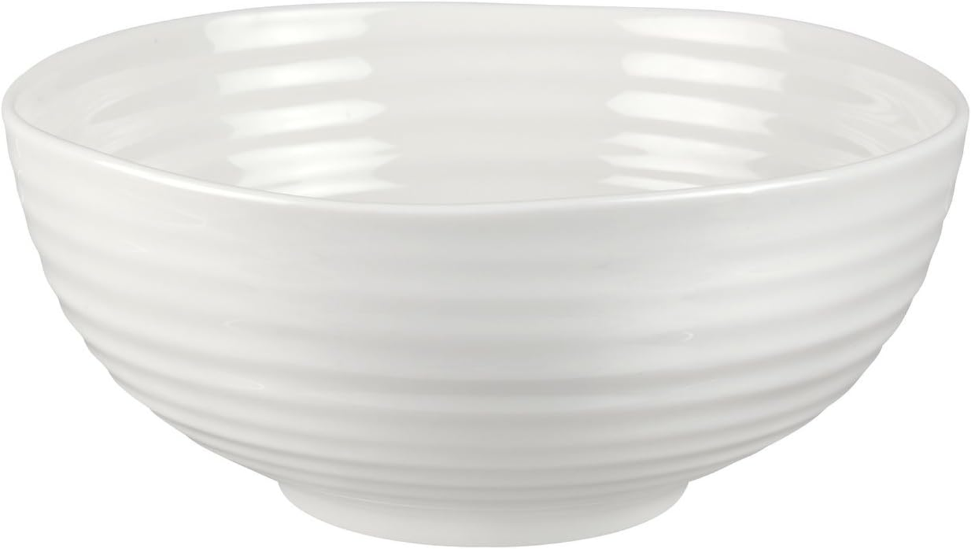 Sophie Conran for Portmeirion Noodle Bowl, Porcelain, White, 18 X 18 X 7.9 Cm - Pack of 4 image number 2
