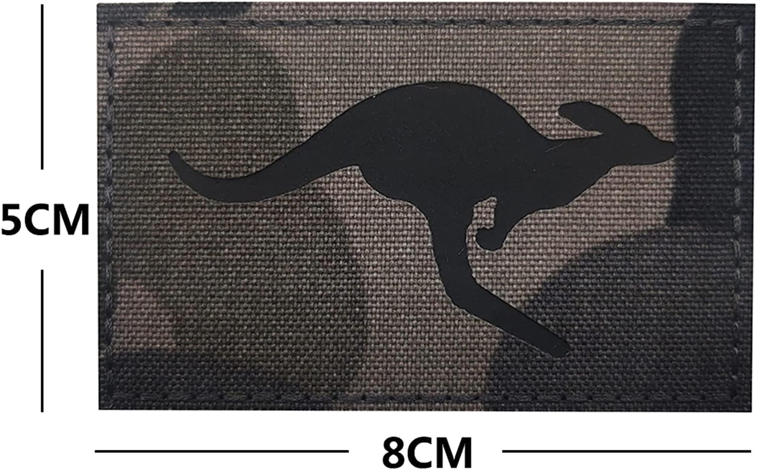 ODSS Australian Kangaroo Flag Infrared Ir Reflective Applique Patches Flags Patch Tactical Military Morale Emblem Armband Badges (Color_C) - Color_B image number 4