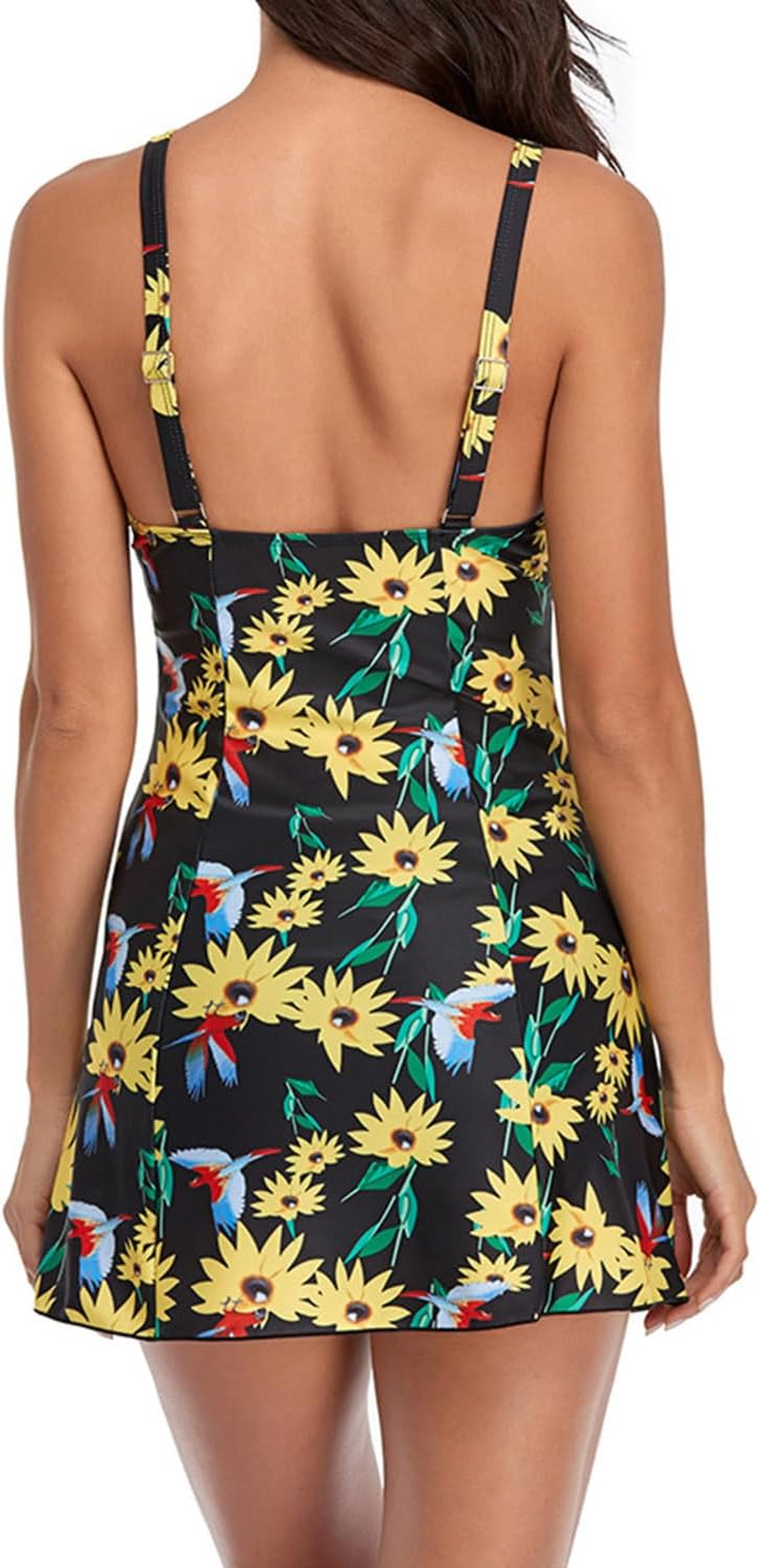 Maternity Swimsuit Two Piece Women Tankini Bathing Suit Floral Swimwear for Pregnant Beachwear image number 5