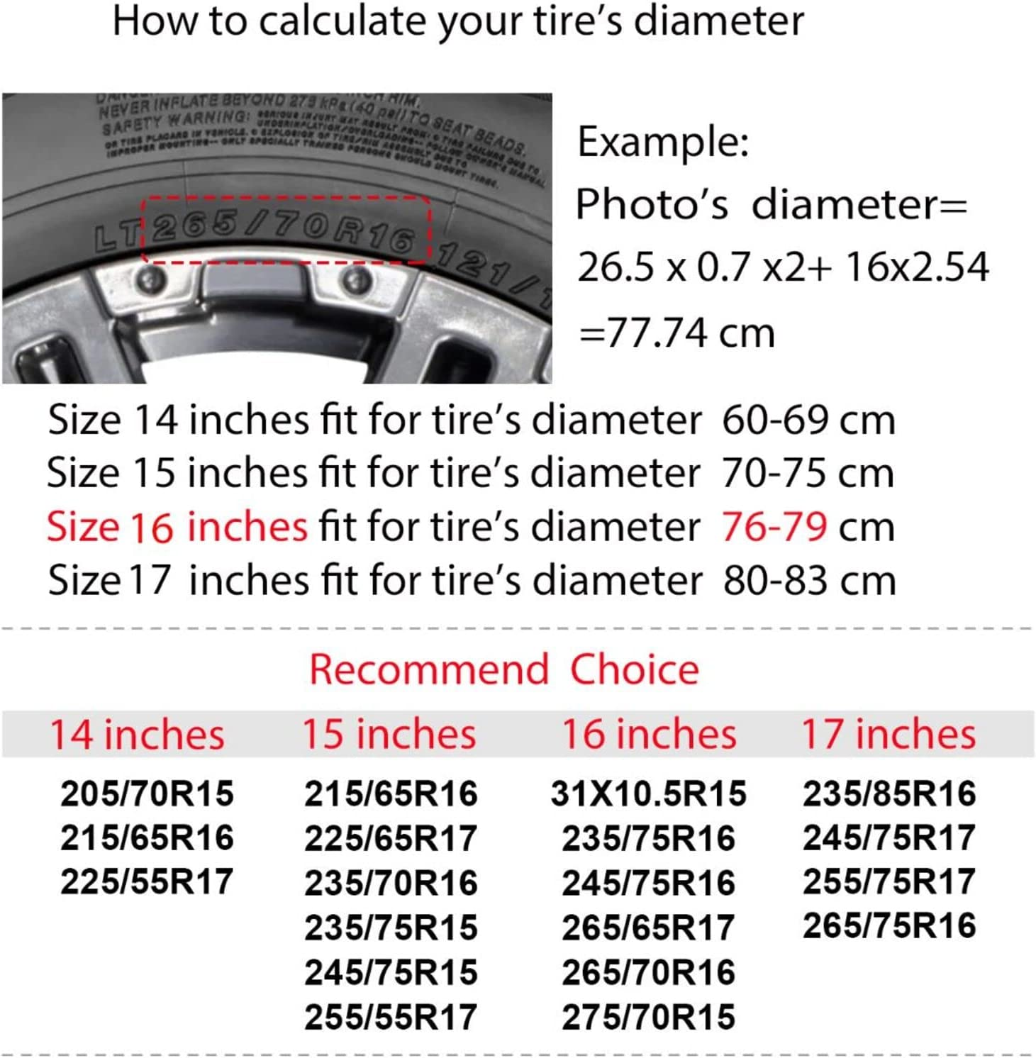 Foruidea Palm Trees on Island Spare Tire Cover Dust-Proof Wheel Tire Cover Fit Trailer, RV, SUV and Many Vehicle 17 Inch image number 5