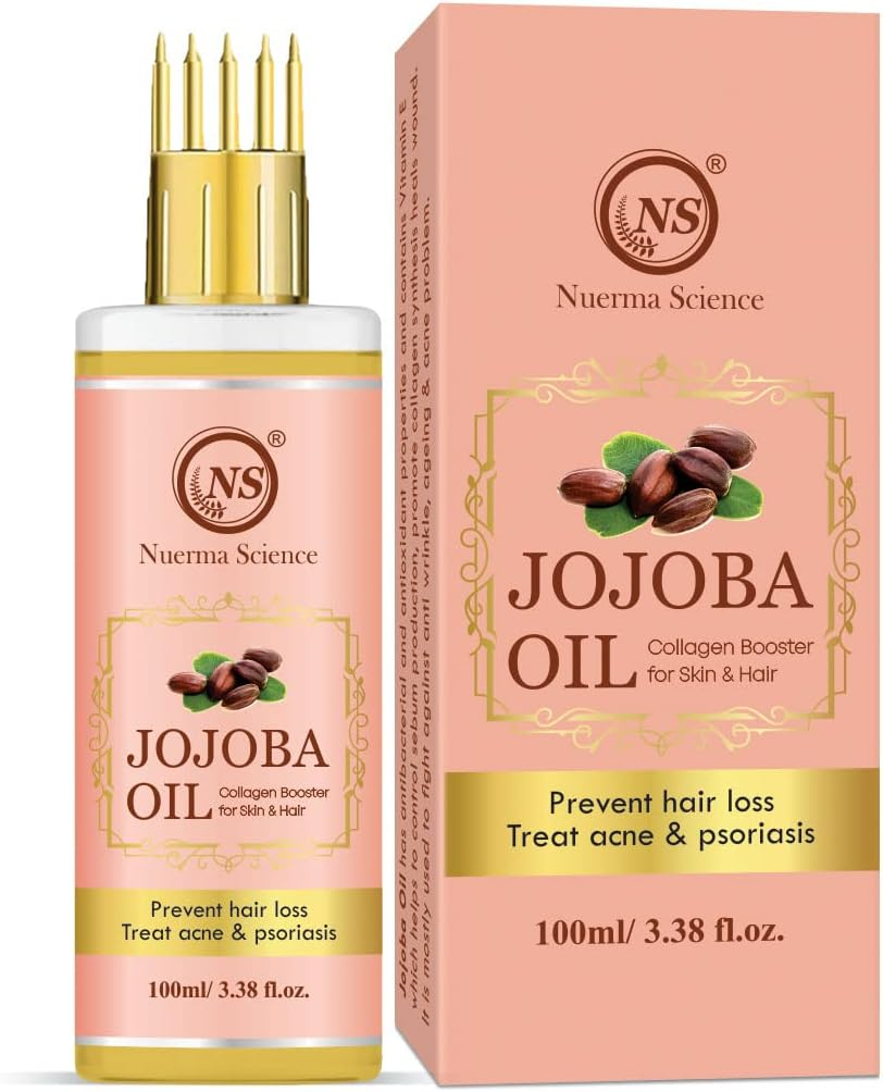 Nuerma Science Jojoba Oil with Vitamin E Oil (Stimulates Hair Growth & Reduce Hair Fall) 100 ML