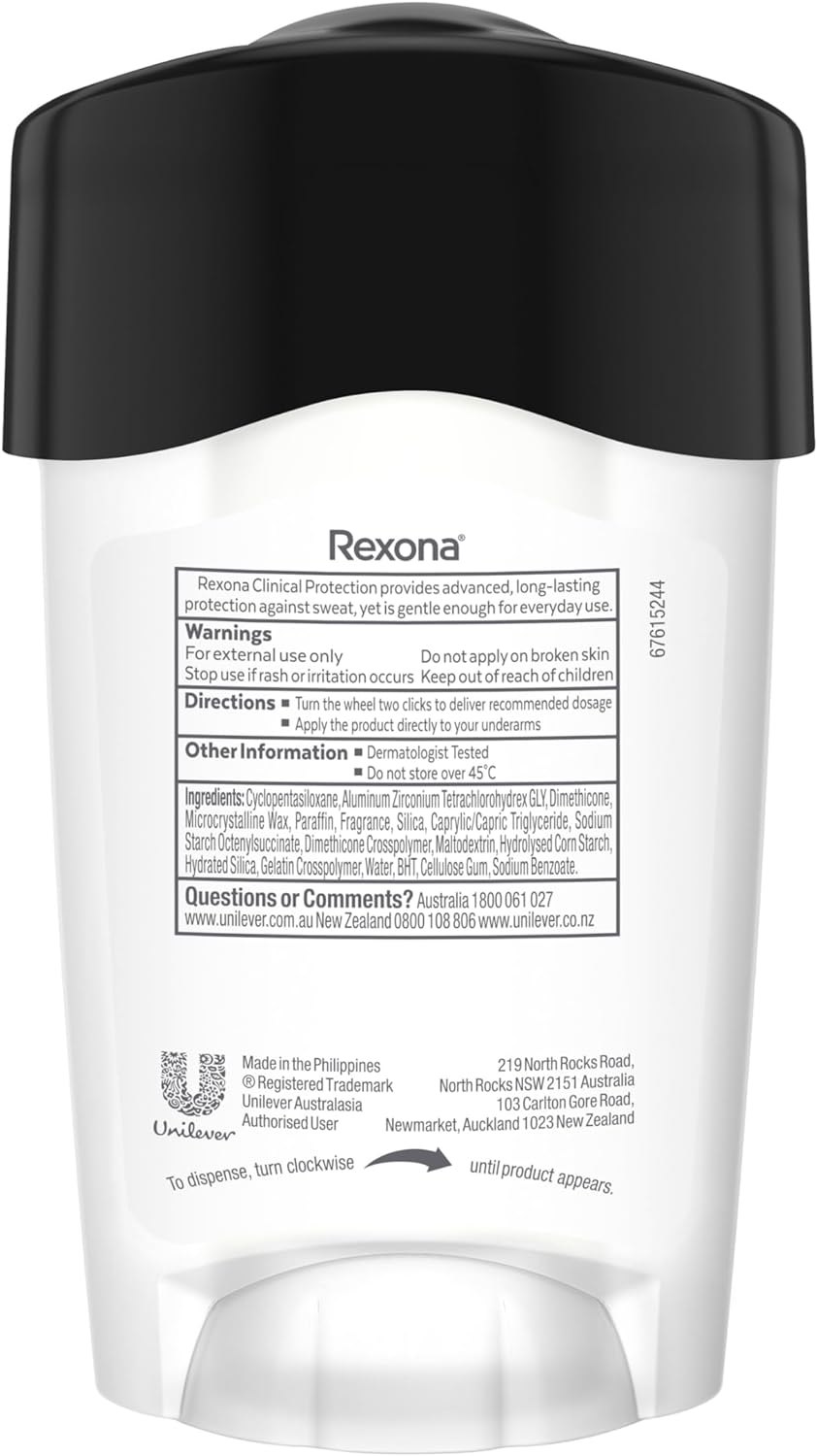 Rexona Men Active Fresh Clinical Protection Deodorant 45 Ml image number 5