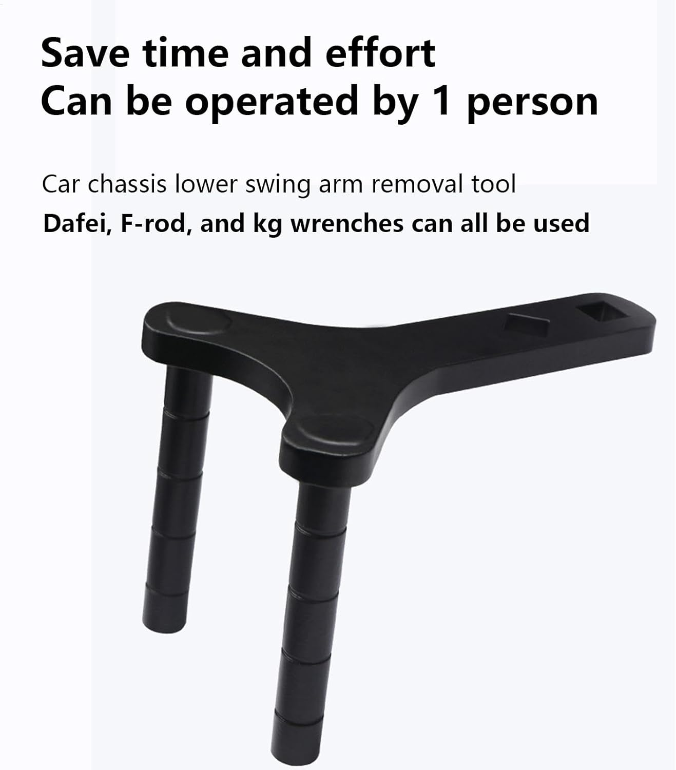 Automotive Bushing Removal Kit - Ball Joint Separator, Lower Control Arm Extractor | Front Wheel Drive Precision Alignment Tool, Lower Control Arm Ball Joint Puller and Bushing Extractor image number 5