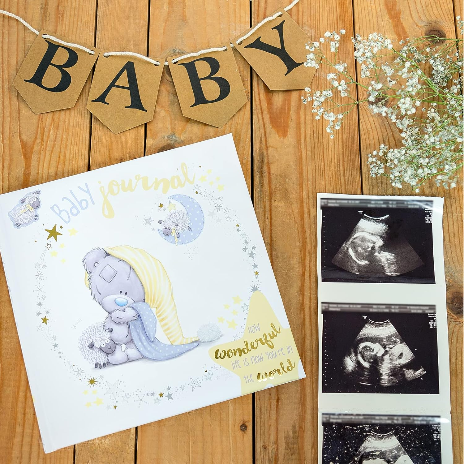 Me to You Tiny Tatty Teddy Baby Photo Album in a Gift Box - Official Collection,6 X 4, Holds 160 Photos, Silver image number 4