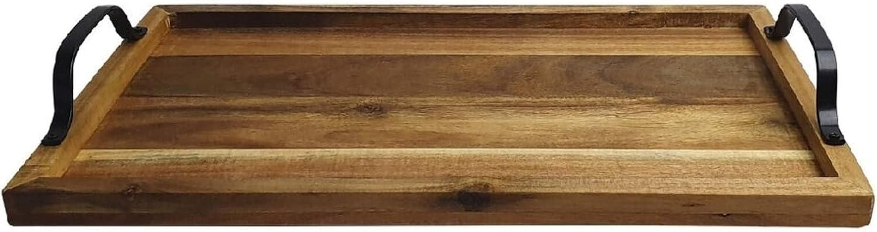 Coffee Culture Size: 44 X 24Cm Acacia Rectangle Tray, Brown, CC-44TRY