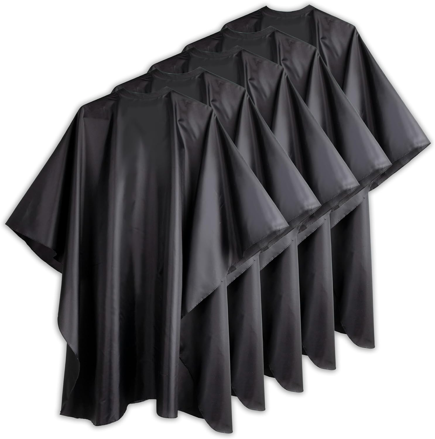 Delkinz Barber Cape with Adjustable Snap Closure Waterproof Hair Cutting Salon Cape for Unisex, Perfect for Hairstylists