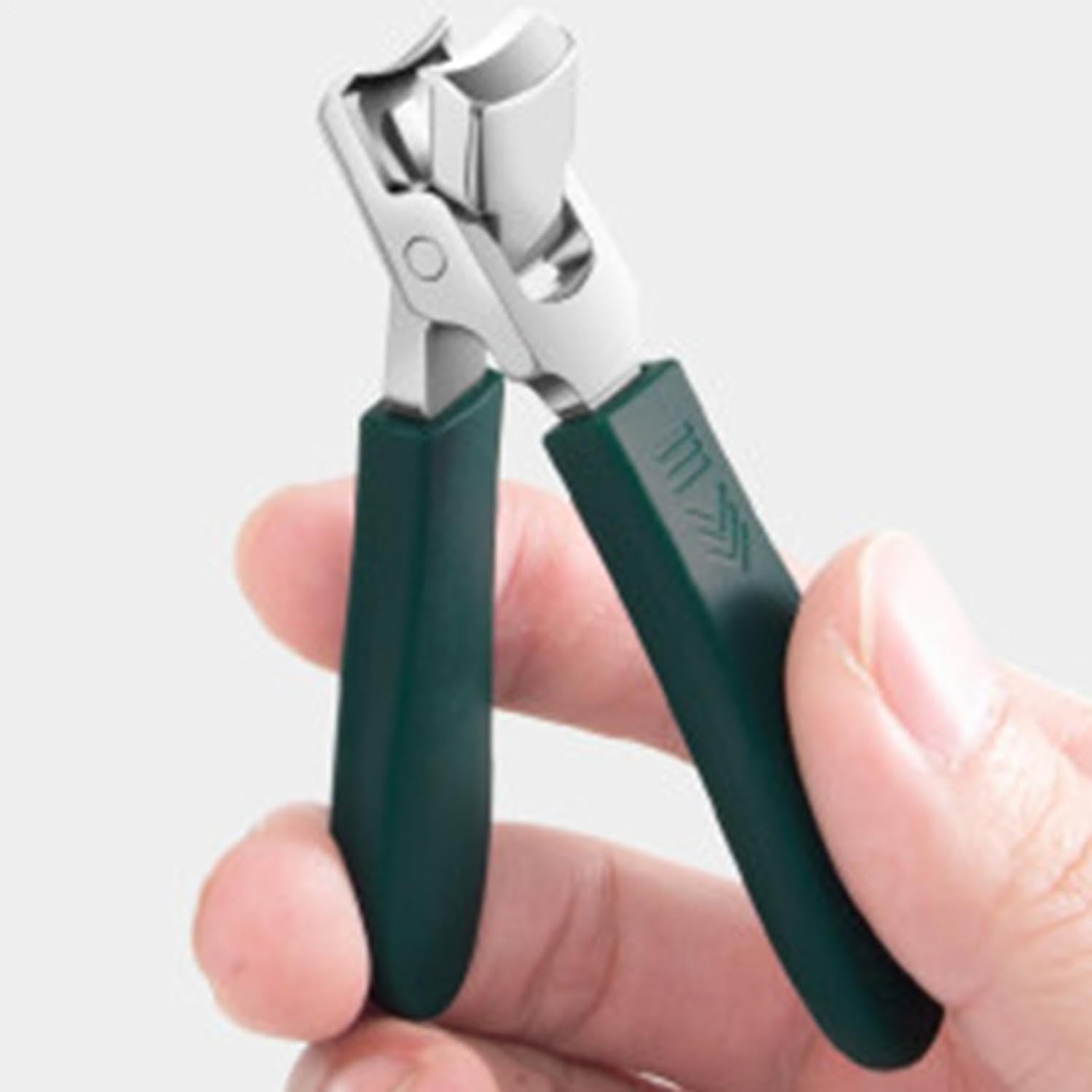 Anti Splash Nail Clippers | anti Splash Non-Slip Nail Clippers | Portable Manicure Tools, Labor-Saving Nail Trimmer for Fingernail, Toenail - Green image number 5