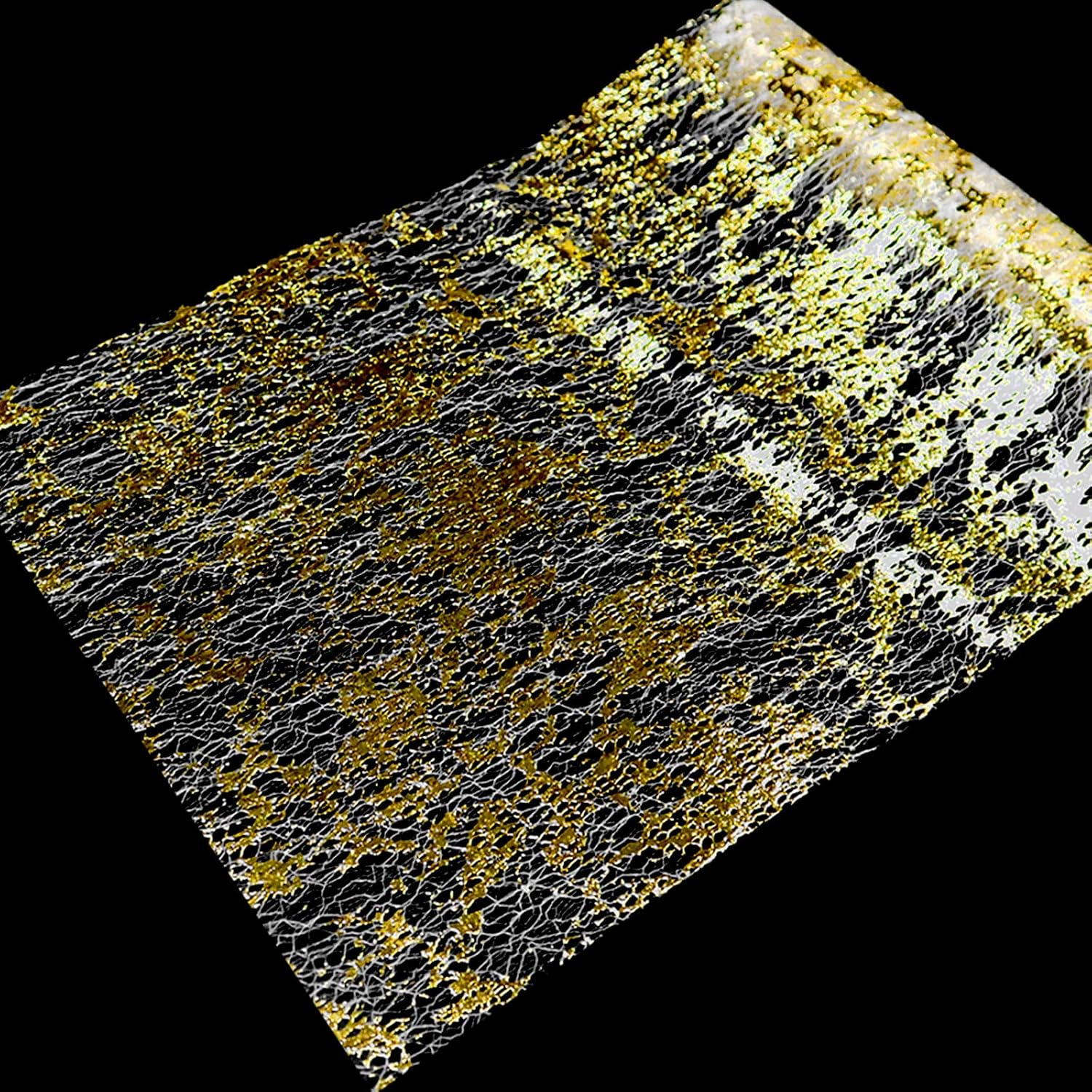 Gold Table Runner, Ultra Long Glitter Metallic Foil Thin Mesh Table Runner Roll 28Cmx 10M, for Wedding, Bridal Shower, Birthday Party, Gold image number 2