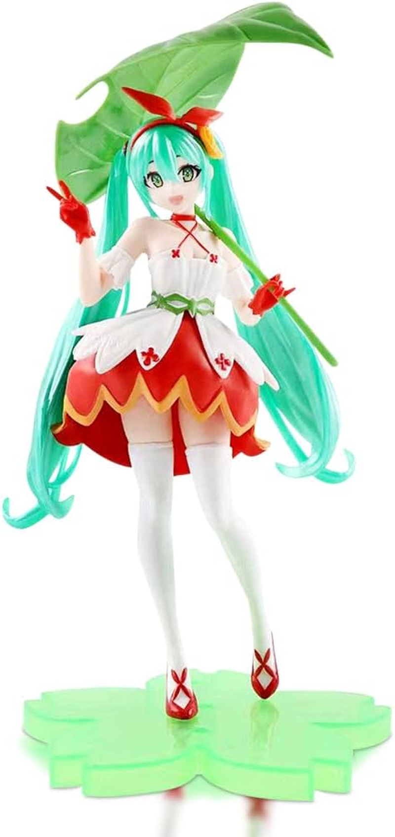 Hatssunes Miku Anime Figures Character Model Statue Action Figure Figure 12.5 Cm Cartoon Game Figure Toy Ornaments, Desktop Decorations (Green) image number 4