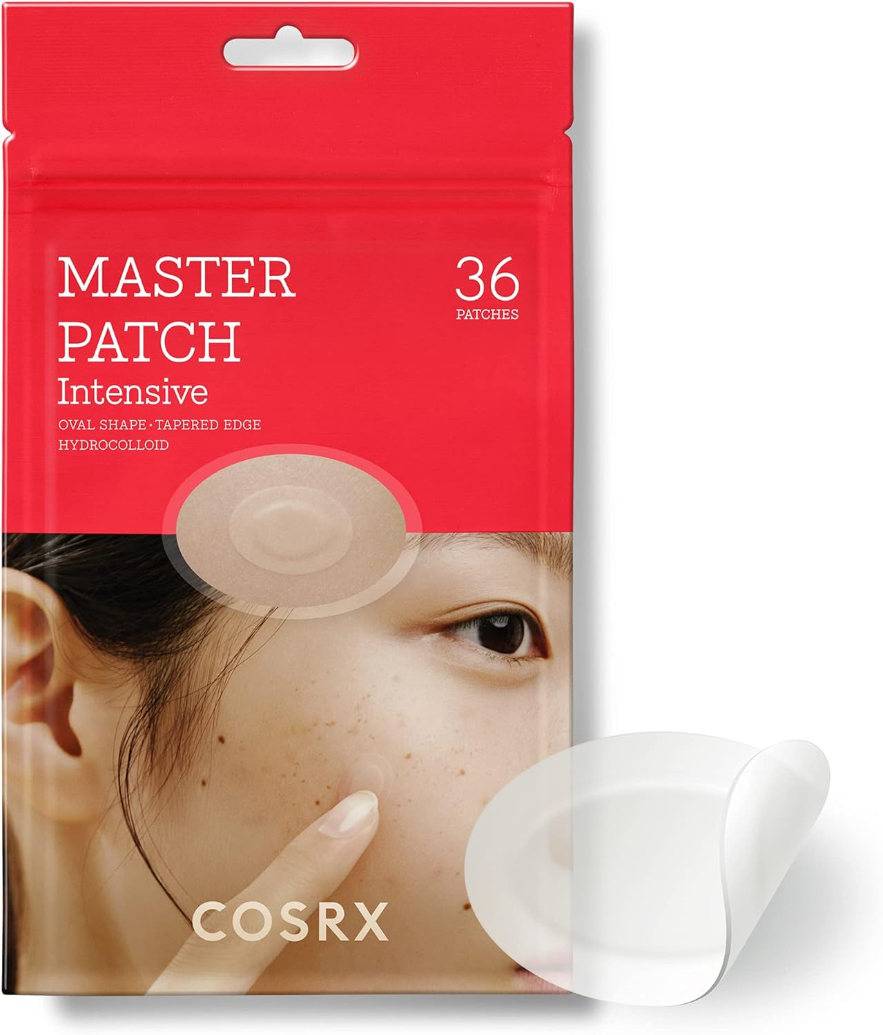 COSRX Master Patch Intensive 36 Patches | Oval-Shaped Hydrocolloid Pimple Patch with Tea Tree Oil | Quick & Easy Blemish, Zit, Spot Treatment | Salicylic Acid & Tea Tree Oil | Korean Skin Care image number 5