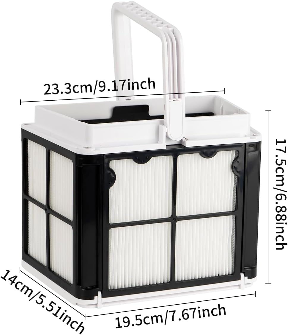 Wuyan Ultra Fine Filtration Basket Compatible with Dolphin Robotic Pool Cleaners,For S50, Active 10, Echo, Nautilus CC, Encore, E10,Part Number: 9991460-R1 image number 3