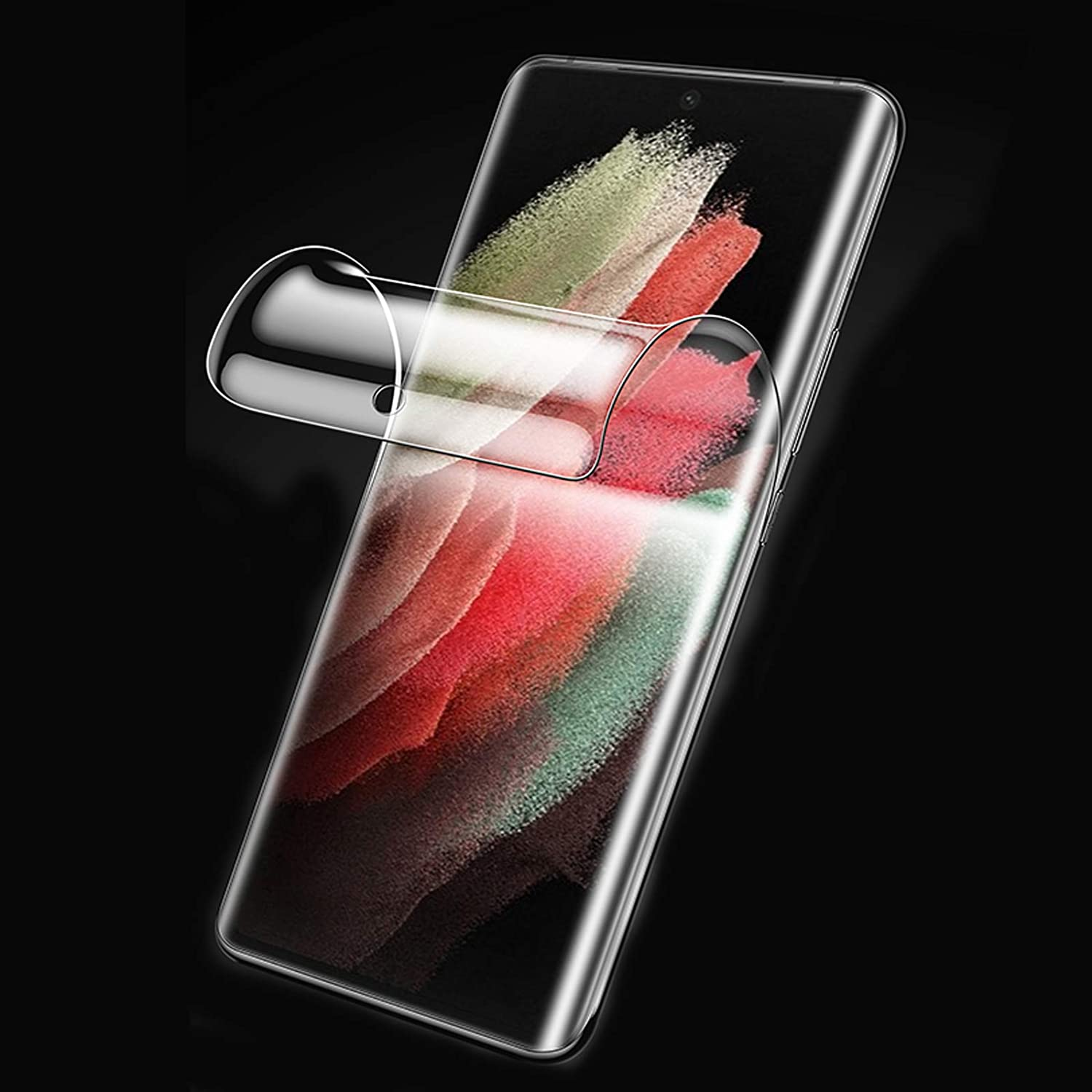 HEYUS [3 Pack] for Samsung Galaxy S23 Ultra Screen Protector, Full Cover HYDROGEL Aqua Screen Protector Curved for Samsung Galaxy S23 Ultra 5G