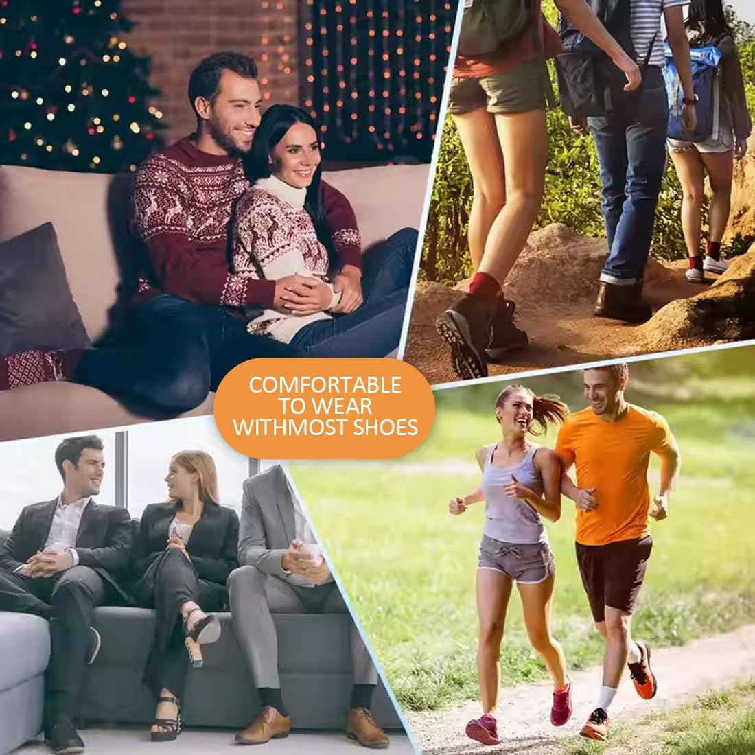 TISCH Pack of 2 Hallux Valgus Correction Bandage with Heel Band - Toe Spreader Hallux Valgus - Toe Separator Large Toe - Hallux Valgus Socks with Gel Protection image number 1