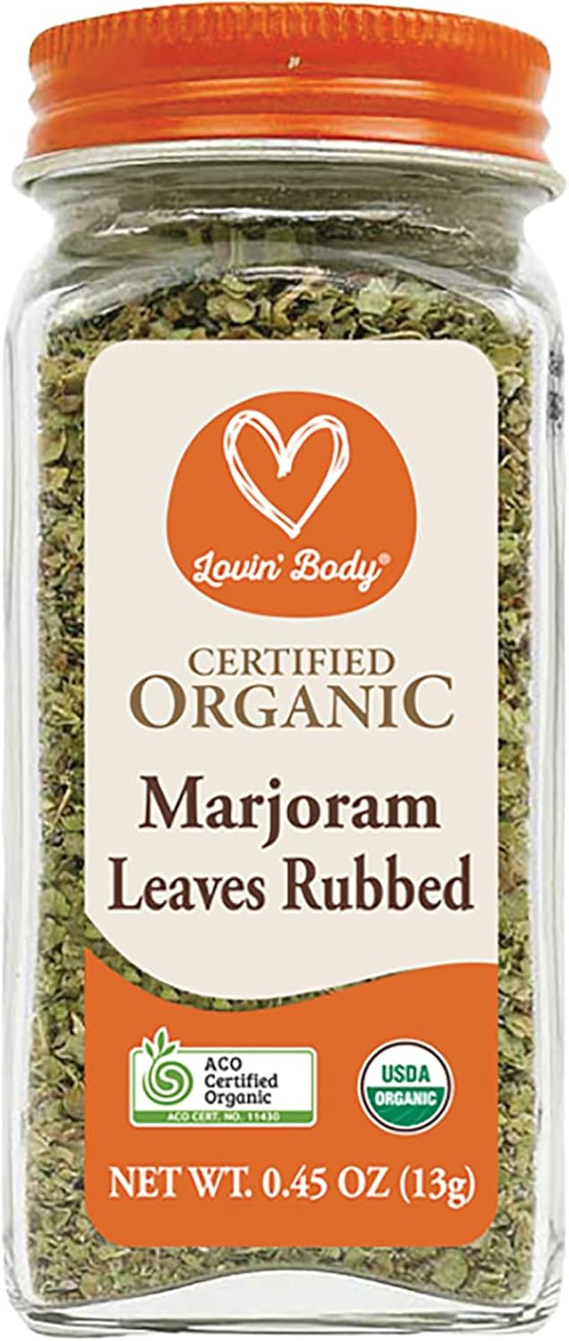 Lovin' Body Organic Rubbed Marjoram Leaves 13G