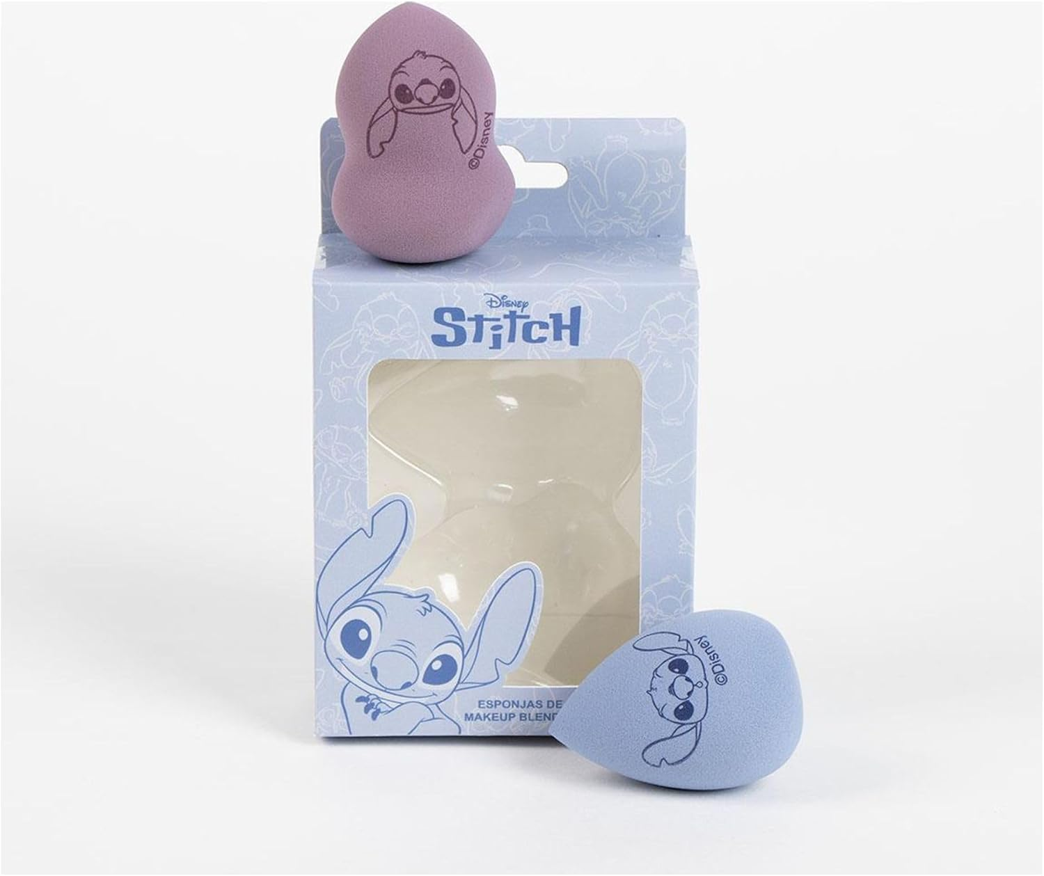 CERD&Aacute; LIFE'S LITTLE MOMENTS Makeup Sponge Stitch Applique Makeup Sponge Cute Design for Stitch Lovers image number 2