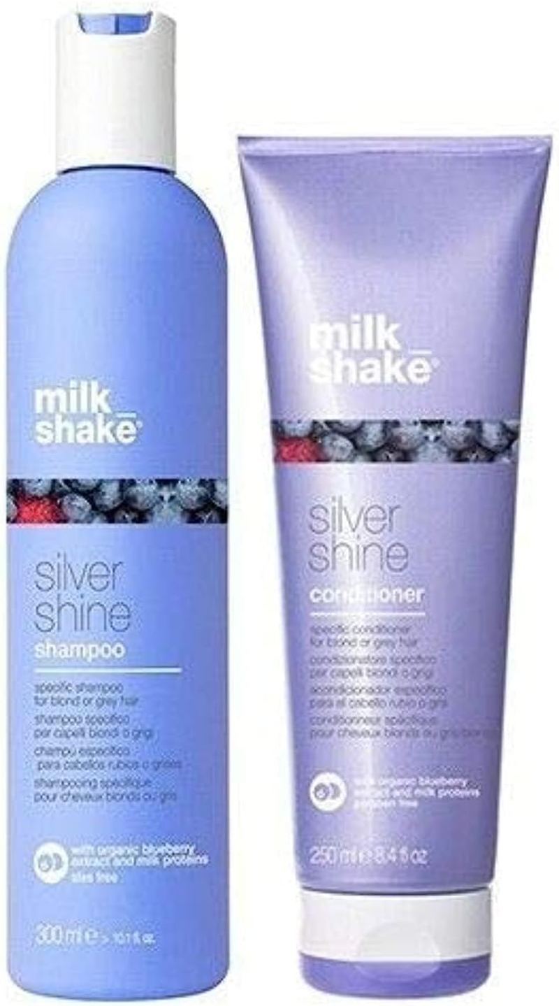 Milk Shake Silver Shine Shampoo 300 Ml & Conditioner 250 Ml Duo