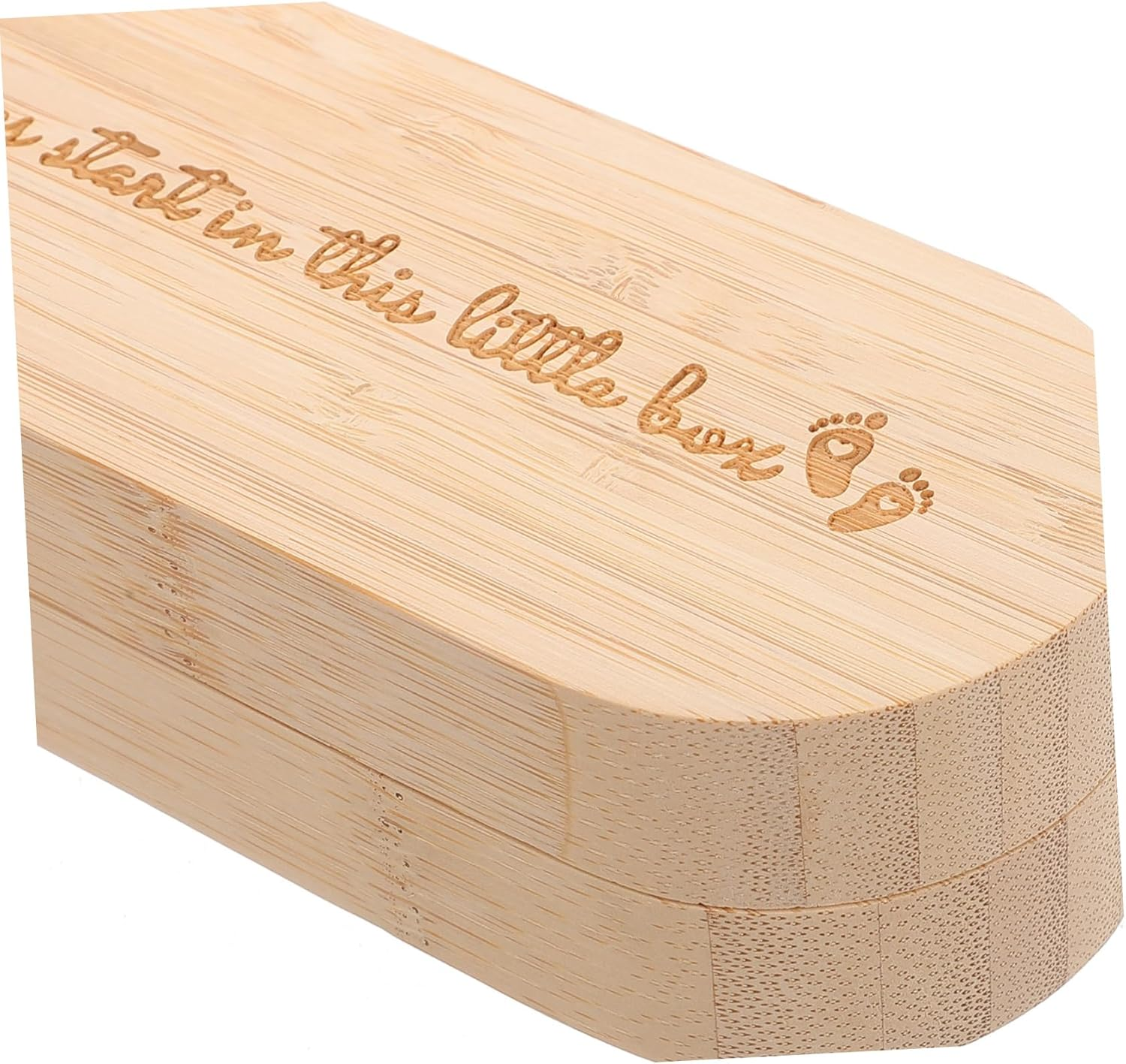 Wooden Keepsake Box for Pregnancy Test Unique Pregnancy Announcement Chest Reveal Souvenir Storage for Expecting Parents Elegant Design Pullout Style image number 2