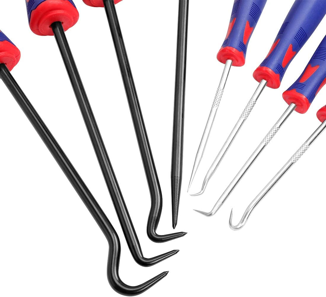 WORKPRO 9Pcs Precision Pick & Hook Set with Scraper, Automotive & Electronic Hand Tools, W000846A image number 2