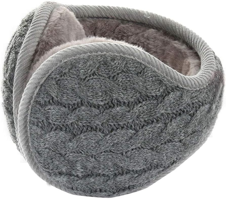 Ear Muffs for Women - Winter Earmuffs Adjustable Classic Ear Muffs Warmer Soft Warm Windproof Plush Outdoor Skiing for Women