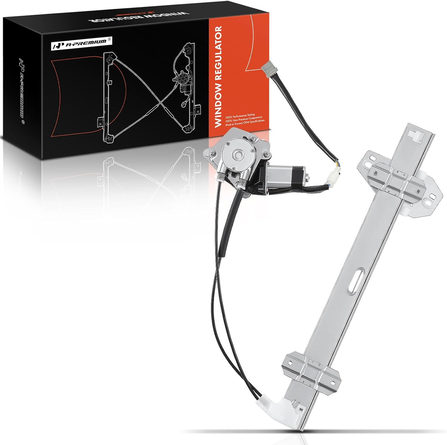 A-Premium Power Window Regulator with Motor for Honda Accord 1994-1997 Acura CL 1997 Coupe Only Front Left Driver Side image number 1