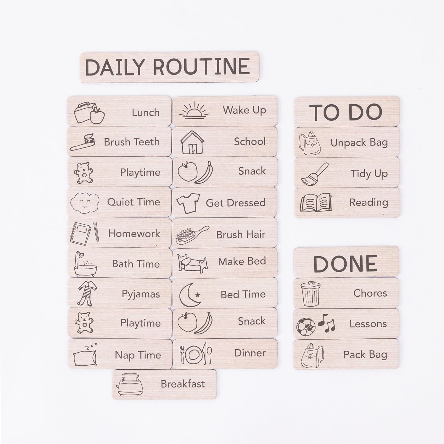 Splosh Kid'S Daily Routine Magnet Set image number 5