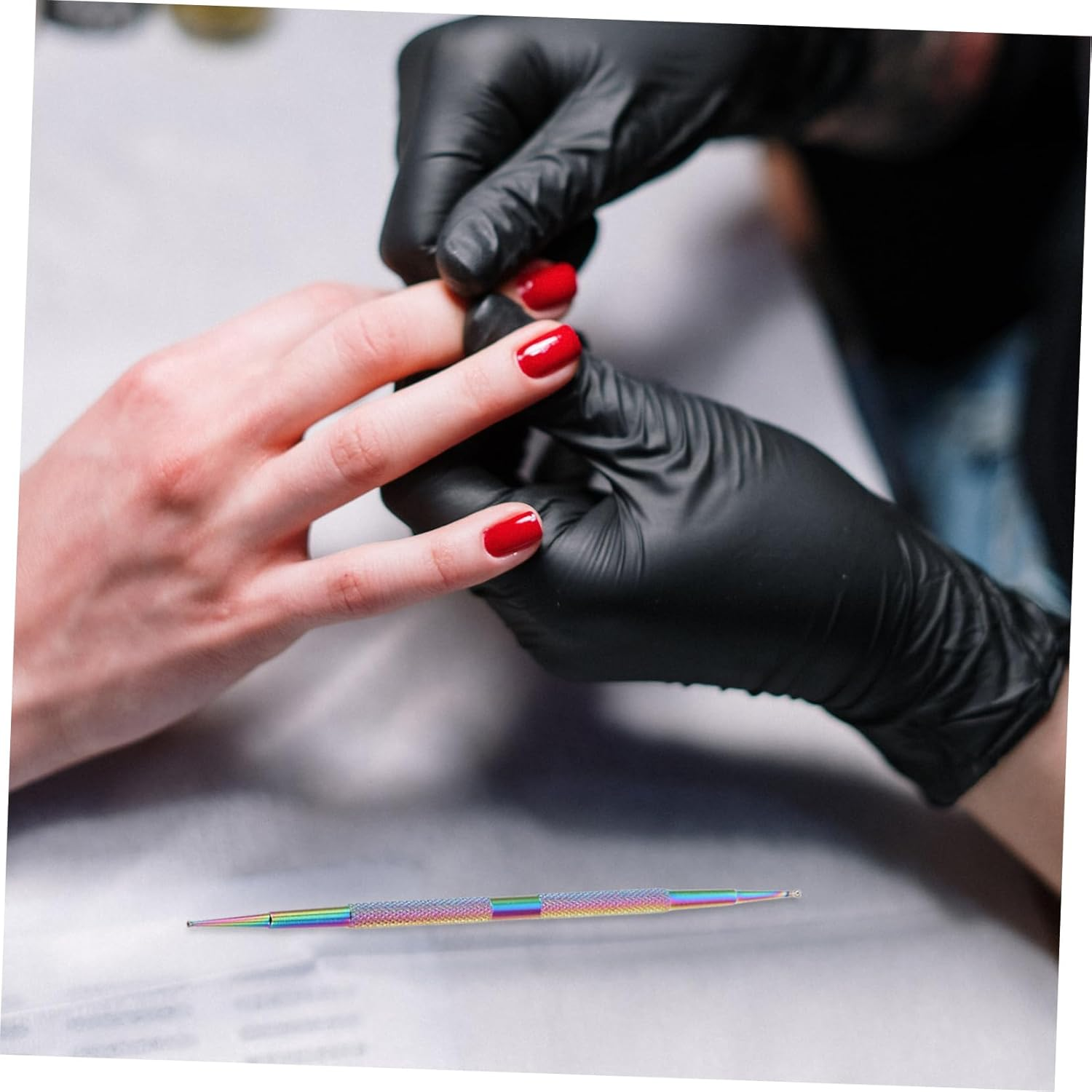 Gogogmee 4Pcs Metal Rhinestone Dotting Pen for Nail Art Diy Projects Rhinestones Picker Kit Accessories image number 4