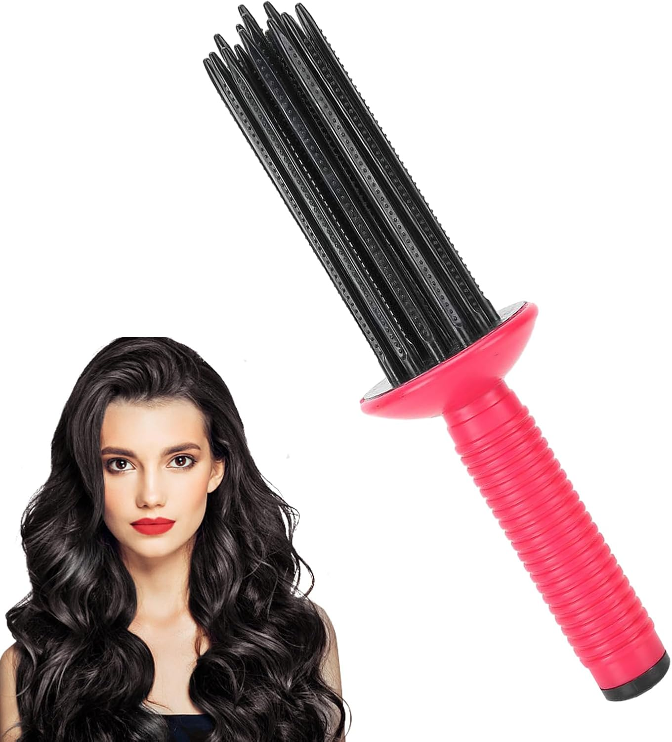 Blow Dryer Brush,Multi Use Styling Appliances|Hairdryer Brushes with Straightening,Hair Styling Accessories for Home, Stage Performance, Traveling, Dating, Gathering image number 2
