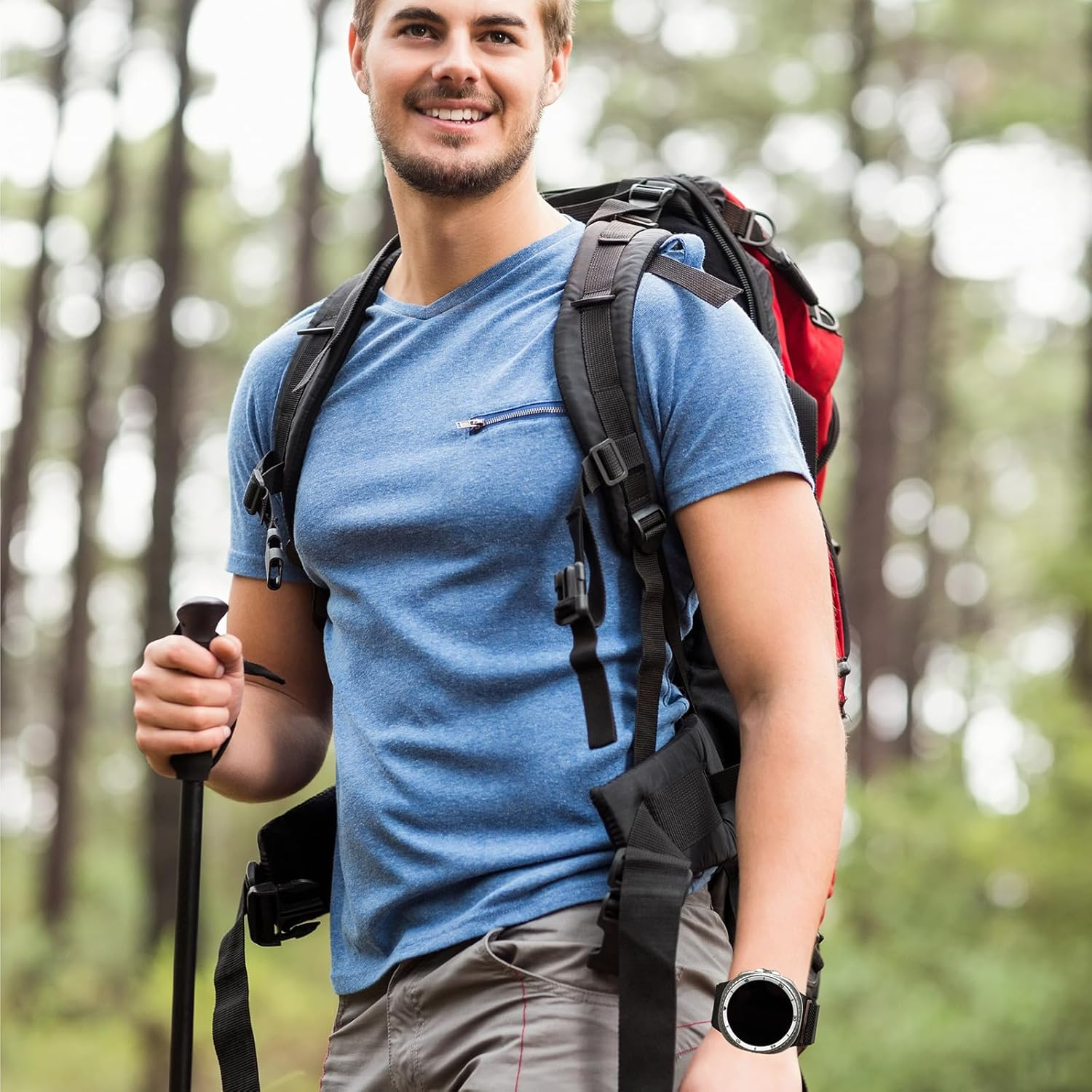 Metal Milanese Loop Compatible with Samsung Galaxy Watch 8 40Mm 44Mm Band Men and Women, Magnetic Clasp Replacement Strap for Samsung Galaxy Watch 8 46Mm Classic image number 4