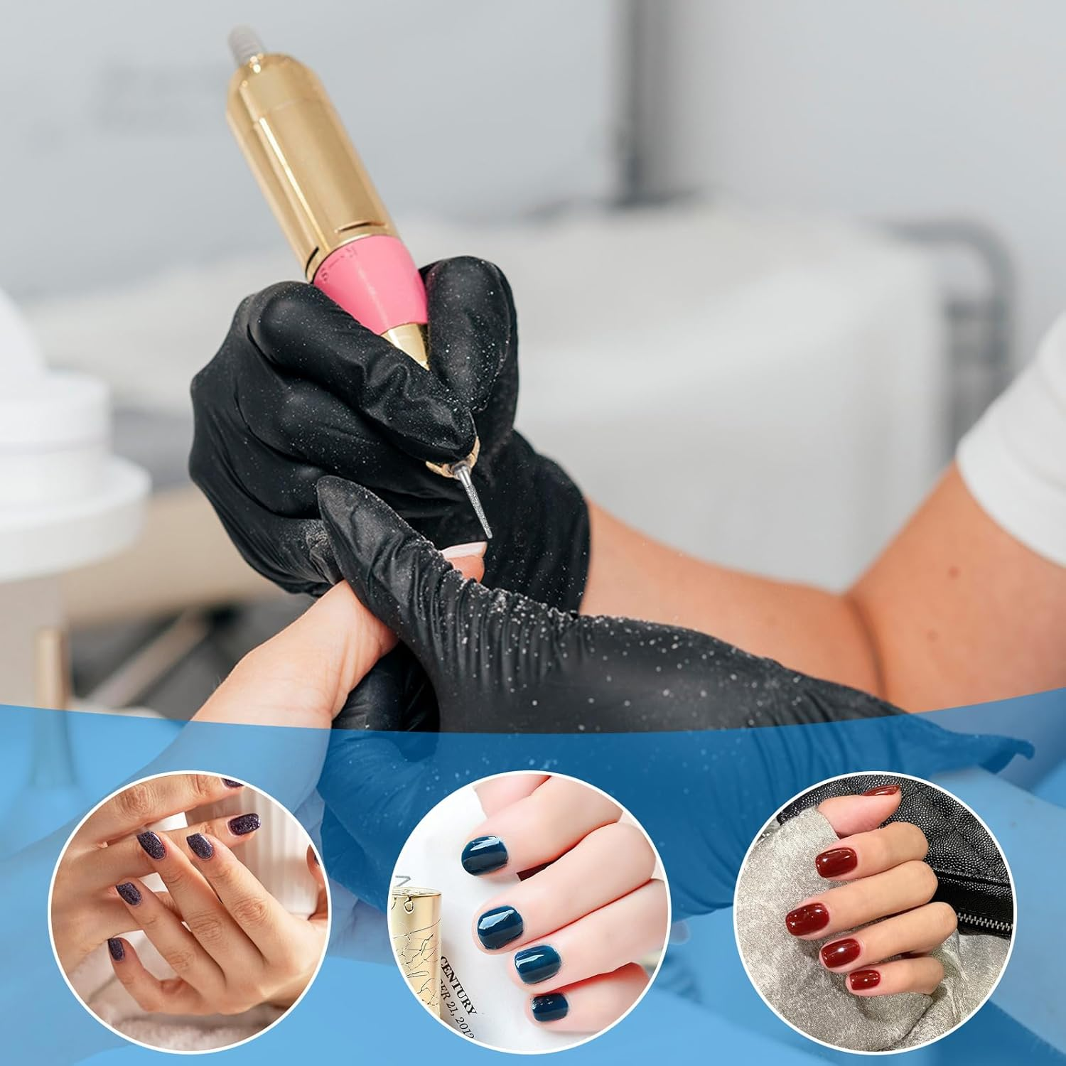 6PCS Ultra Fine Cuticle Bit for Nail Drill, 3/32" Diamond Nail Drill Bit Set, Safety Carbide Grinding Heads Cuticle Remover Nail File Bits for Acrylic Gel Nail Art, Manicure Pedicure Home Salon Tools image number 6