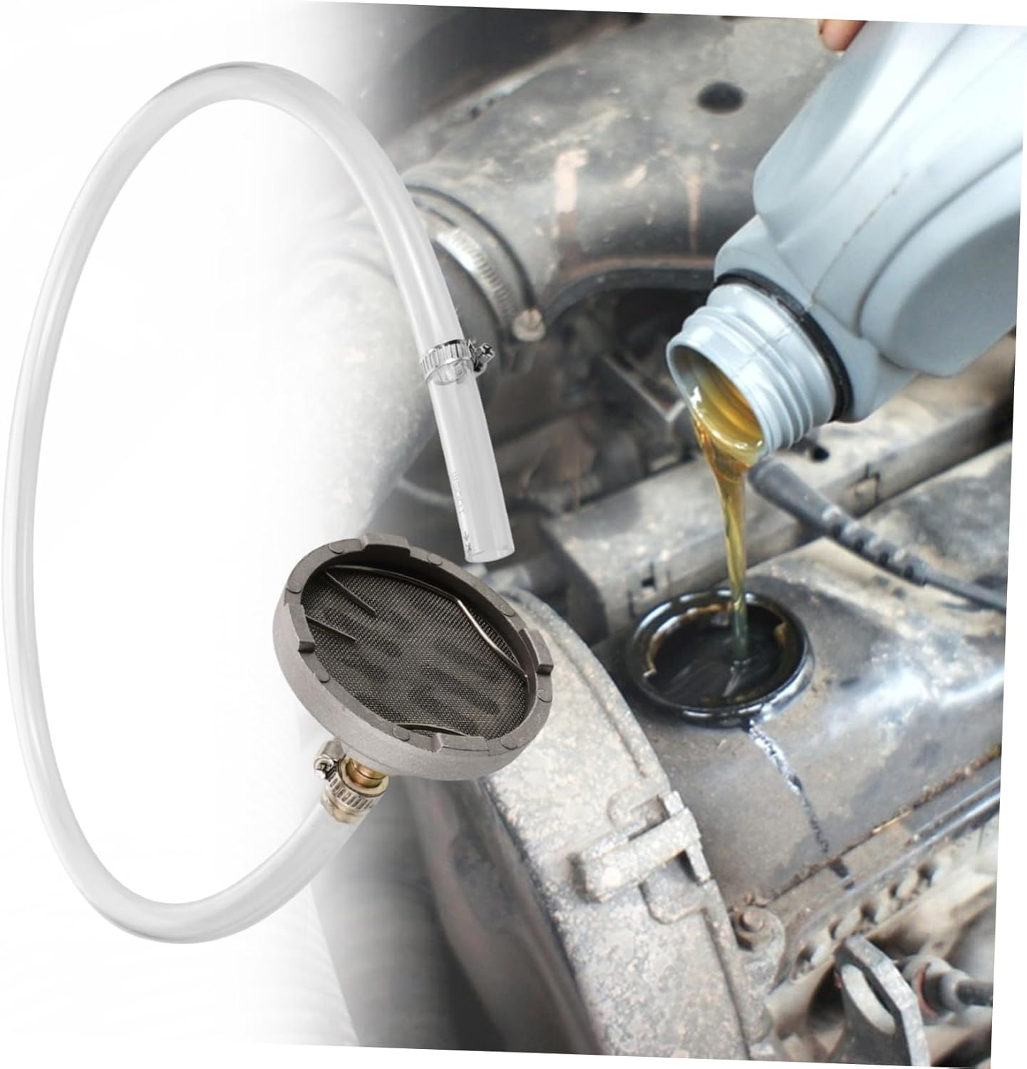 Diaphragm Pump Filter Hose for Industrial Debris Removal One-Way Suction Hose with Stainless Steel and Aluminum Alloy Easy to Install Efficient Filtration Tool image number 5