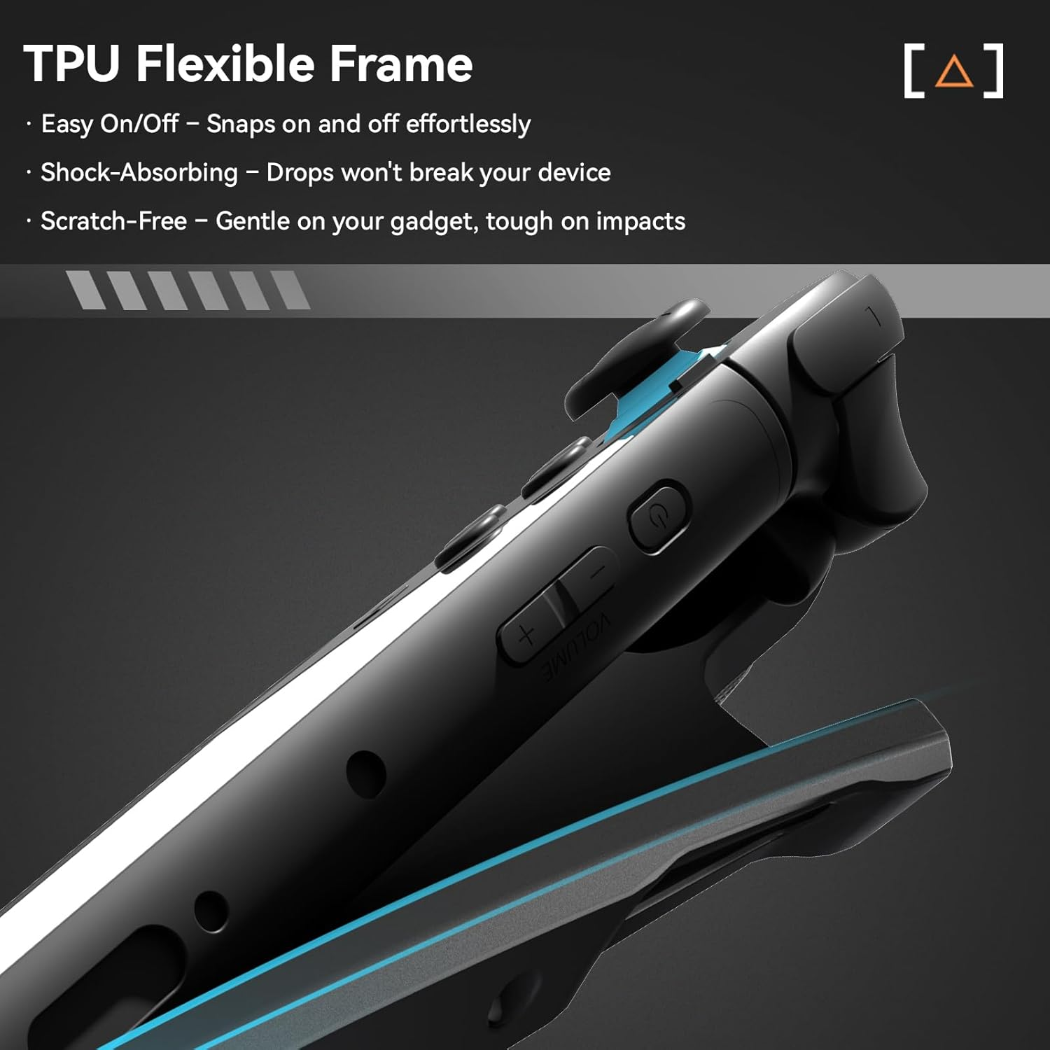 G.S.TAC Slim Hard Case Compatible with Switch 2 (2025), Anti-Scratch TPU Grip Protective Cover for Switch 2 with Hard Dust Cover, Black image number 2